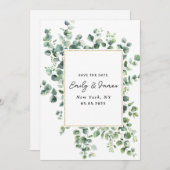 Flachkarte Save the Date (Vorne/Hinten)