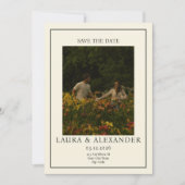 Flachkarte Save the Date (Vorderseite)