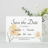 Flachkarte Save the Date (Stehend Vorderseite)