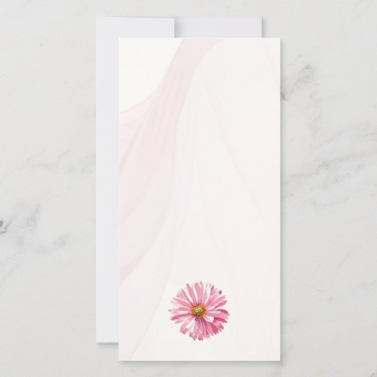 Flachkarte Save the Date (Rückseite)