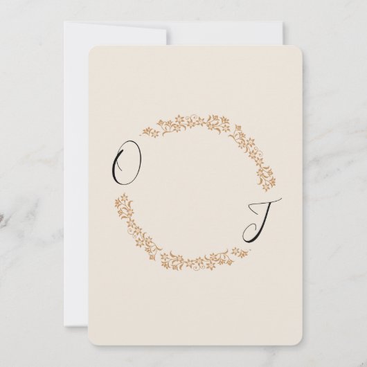 Flachkarte Save the Date (Rückseite)