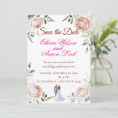 Flachkarte Save the Date (Stehend Vorderseite)