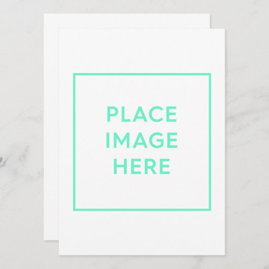 Flachkarte Save the Date (Vorne/Hinten)