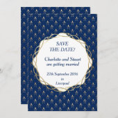 Flachkarte Save the Date (Vorne/Hinten)