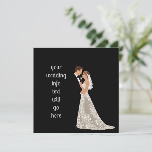 Flachkarte Save the Date (Stehend Vorderseite)