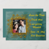 Flachkarte Save the Date (Vorne/Hinten)