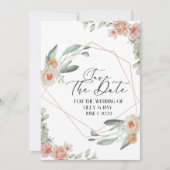 Flachkarte Save the Date (Vorderseite)