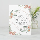 Flachkarte Save the Date (Stehend Vorderseite)