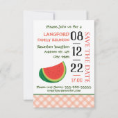 Flachkarte Save the Date (Vorderseite)