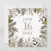 Flachkarte Save the Date (Vorderseite)