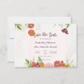 Flachkarte Save the Date (Vorderseite)