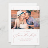 Flachkarte Save the Date (Vorne/Hinten)