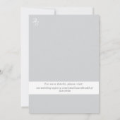 Flachkarte Save the Date (Rückseite)