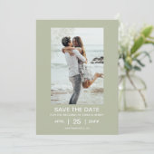 Flachkarte Save the Date (Stehend Vorderseite)