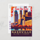 Flachkarte Save the Date (Vorne/Hinten)