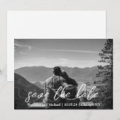 Flachkarte Save the Date (Vorne/Hinten)