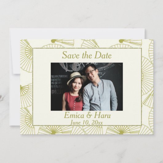 Flachkarte Save the Date (Vorderseite)