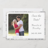 Flachkarte Save the Date (Vorderseite)