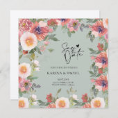 Flachkarte Save the Date (Vorne/Hinten)