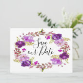 Flachkarte Save the Date (Stehend Vorderseite)