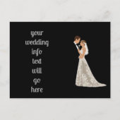 Flachkarte Save the Date Ankündigungspostkarte (Vorderseite)