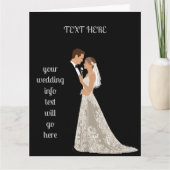 Flachkarte Save the Date Karte (Vorderseite)