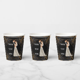 Flachkarte Save the Date Pappbecher