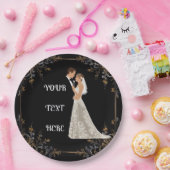 Flachkarte Save the Date Pappteller (Party)