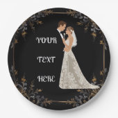 Flachkarte Save the Date Pappteller (Vorderseite)