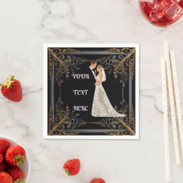 Flachkarte Save the Date Serviette