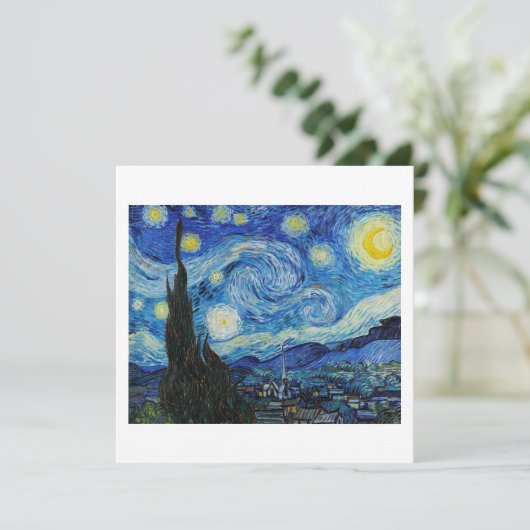 FLACHKARTE : VINCENT VAN GOGH (Stehend Vorderseite)
