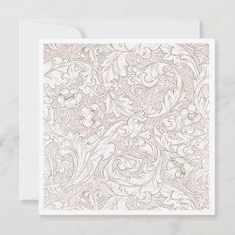 FLACHKARTE : WILLIAM MORRIS : FLORAL PATTERN MITTEILUNGSKARTE