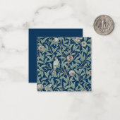 FLACHKARTE : WILLIAM MORRIS : POMEGRANATE MITTEILUNGSKARTE (Vorderseite/Rückseite Beispiel)