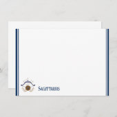 Flachkarte - Zodiac Sagittarius Mitteilungskarte (Vorne/Hinten)