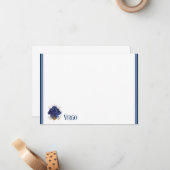 Flachkarte - Zodiac Virgo Mitteilungskarte (Vorderseite/Rückseite Beispiel)