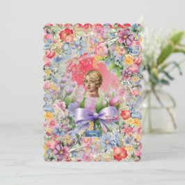 Flachkarten 11 Rot (Cameo Garden) RFPMDesign ©️ 20 Einladung