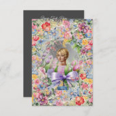 Flachkarten 1 D-Gray(Cameo Garden)RFPMDesign ©️ 20 Einladung (Vorne/Hinten)