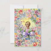 Flachkarten 1 Gelb(Cameo Garden)RFPMDesign ©️ 2024 Einladung (Vorderseite)