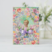 Flachkarten 1 L-Green(CameoGarden)RFPMDesign ©️ 20 Einladung (Stehend Vorderseite)