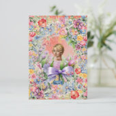 Flachkarten 1 Mango(Cameo Garden)RFPMDesign ©️ 202 Einladung (Stehend Vorderseite)