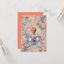 Flachkarten 1 Peach(Cameo Garden)RFPMDesign ©️ 202