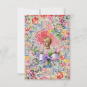 Flachkarten 1 Rot (Cameo Garden) RFPMDesign ©️ 202 Einladung (Vorderseite)