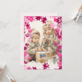 Flachkarten 2 (PinkSnowFlakes) RFPMDesign ©️ 2024