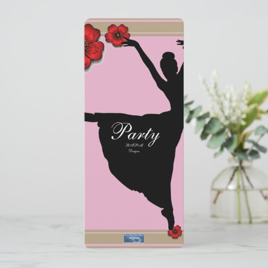 Flachkarten 7 Lilac(BalletFlowers)RFPMDesign ©️ 20 (Stehend Vorderseite)