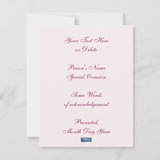 Flachkarten 7 (PinkSnowFlakes) RFPMDesign ©️ 2024 (Rückseite)