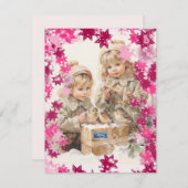 Flachkarten 7 (PinkSnowFlakes) RFPMDesign ©️ 2024 (Vorne/Hinten)