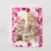 Flachkarten 8 (PinkSnowFlakes) RFPMDesign ©️ 2024 (Vorne/Hinten)