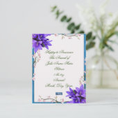 Flachkarten 9 (PurpleBlossoms) RFPMDesign ©️ 2024 Ankündigung (Stehend Vorderseite)