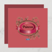 Flachkarten 9 Rosa (Rosa Prinzessin)RFPMDesign ©️ (Vorne/Hinten)