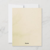 Flachkopfkarte Feiertagskarte (Rückseite)